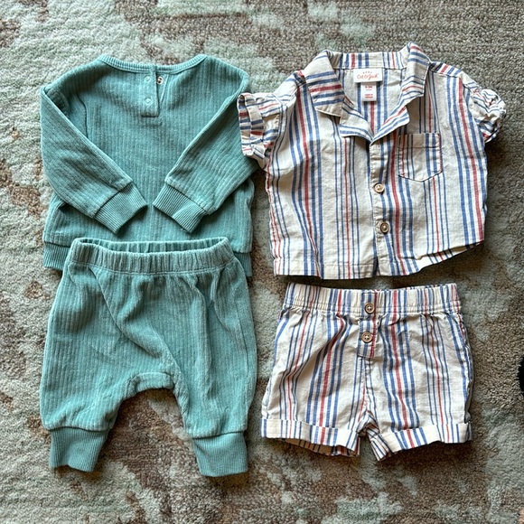 Cat & Jack Other - Two matching Cat and Jack outfits 0-3 months